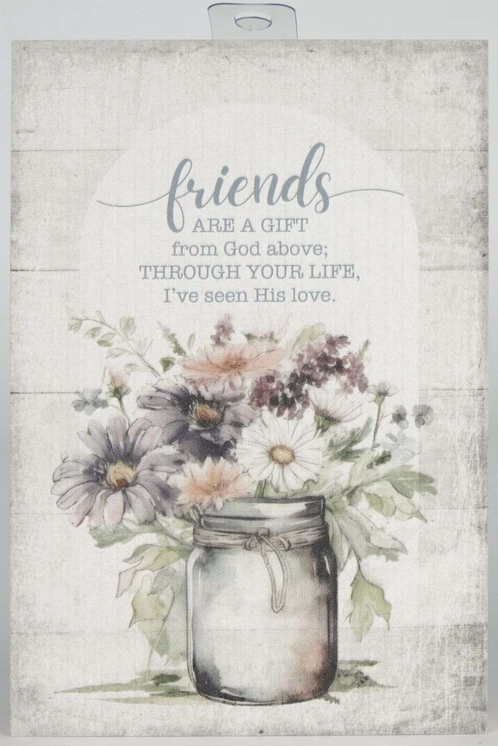 PLAQUE (MDF): FRIENDS ARE A GIFT - MINI BLESSINGS