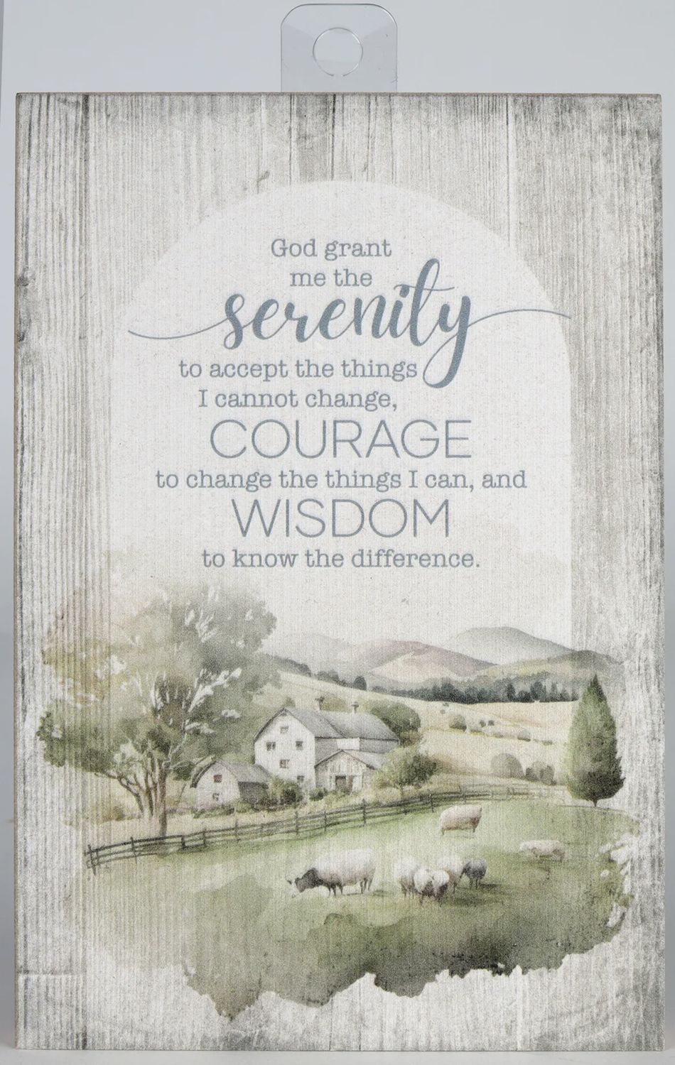 PLAQUE (MDF): GOD GRANT ME THE SERENITY - MINI BLESSINGS
