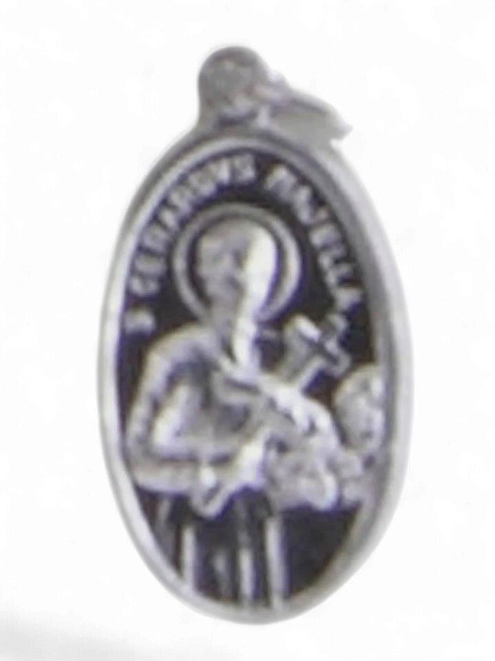ST GERARD SILVER ALUMINIUM MEDAL18MM