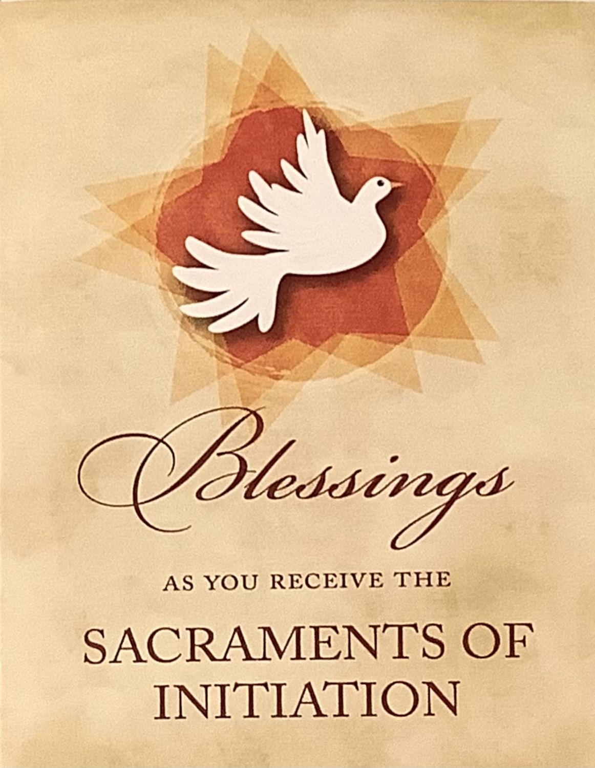 CD - BLESSINGS AS YOU RECEIVE THE SACRAMENTS OF INITIATION