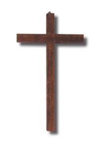 PLAIN WOODEN CROSS 37CM X 21CM
