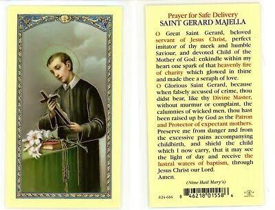 HOLY CARD - ST GERARD