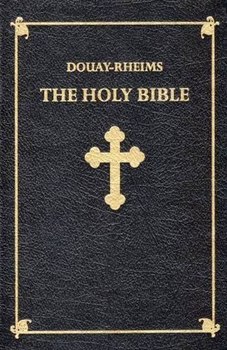 DOUAY RHEIMS BIBLE HARDBACK BLACK