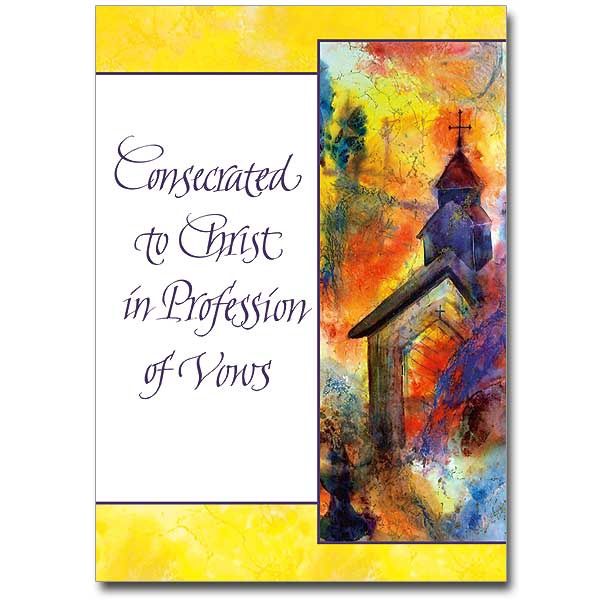 CD - CONSECRATED TO CHRIST IN PROFESSION OF VOWS