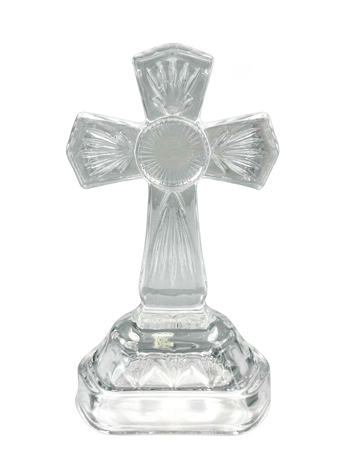 175MM GLASS STANDING CROSS