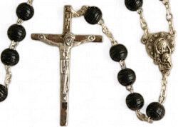 ROSARY BEADS BLACK