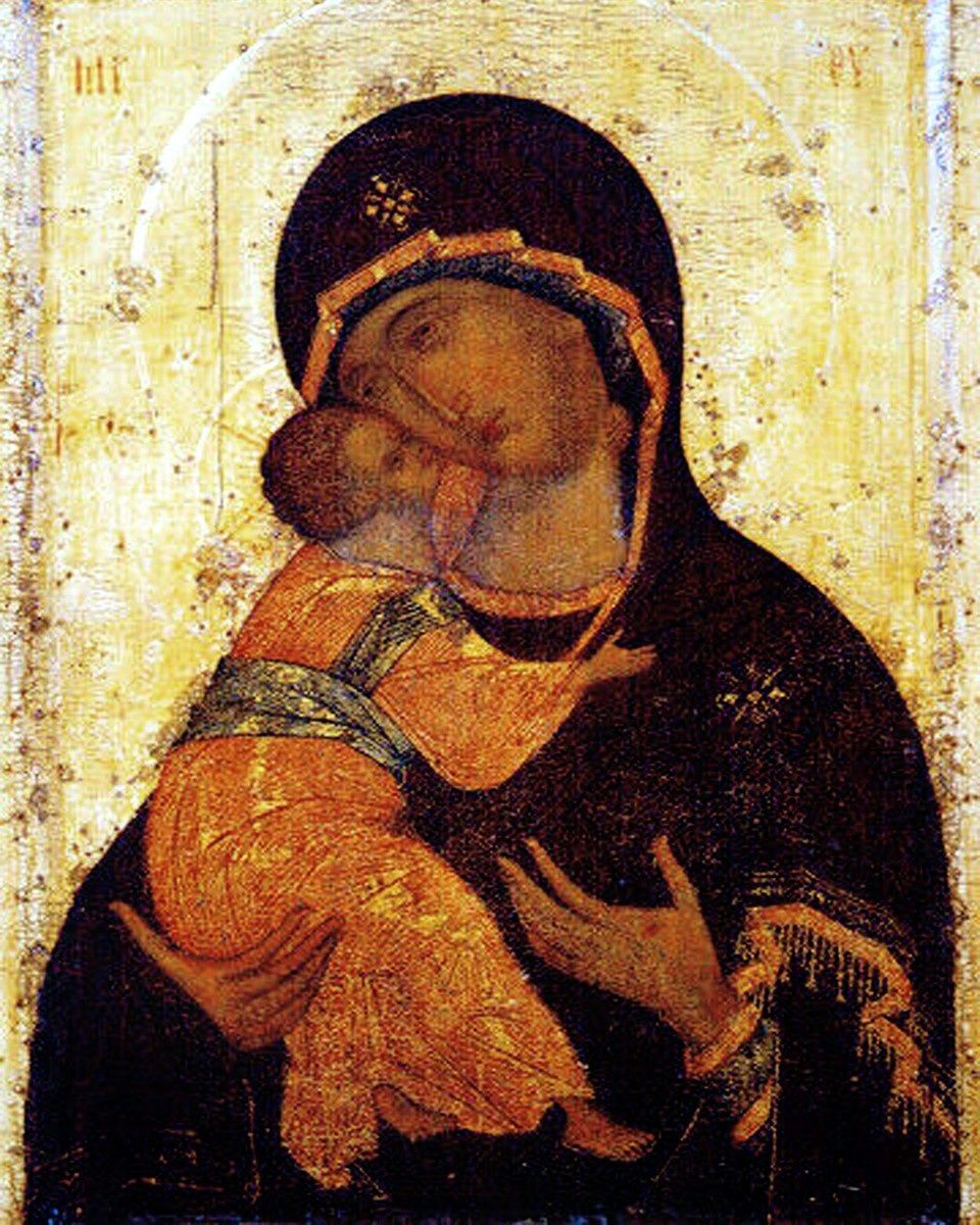 HOLY CARD - THE MOTHER OF GOD OF TENDERNESS