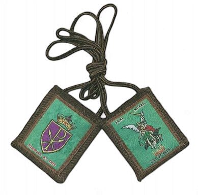 SCAPULAR - ST MICHAEL BROWN - DURABLE