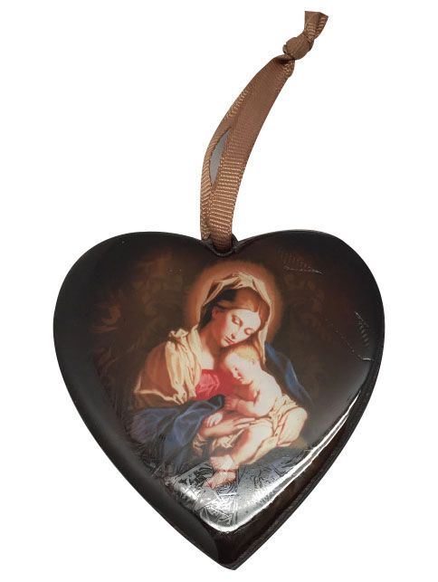 CHRISTMAS - HEART ORNAMENT MOTHER AND CHILD
