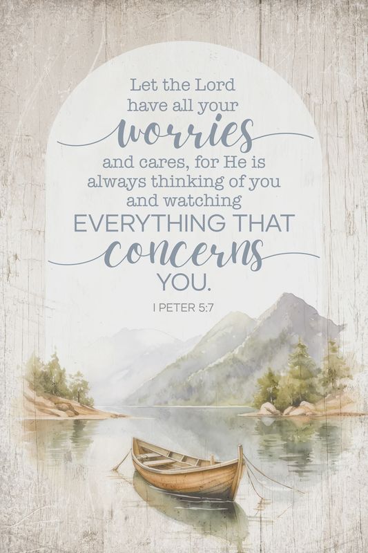 PLAQUE (MDF): LET THE LORD - MINI BLESSINGS