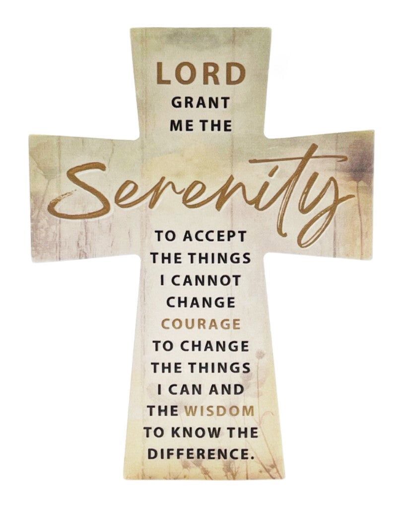 CERAMIC CROSS - SERENITY