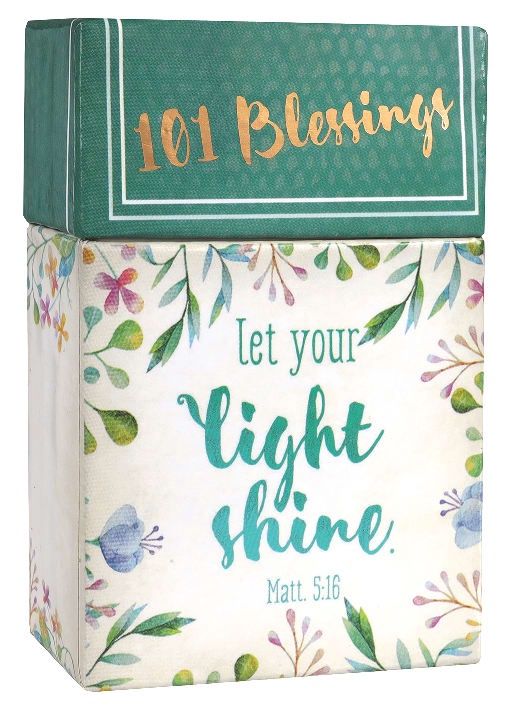 BOX OF BLESSINGS: 101 BLESSINGS LET YOUR LIGHT SHINE, FLORAL