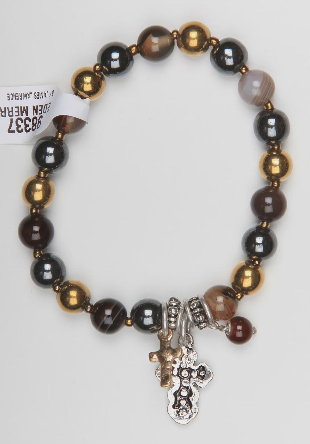STORY BRACELET: STRETCHABLE, SEMI-PRECIOUS STONES 20CM