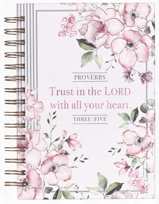JOURNAL: TRUST IN THE LORD, PINK FLORAL
