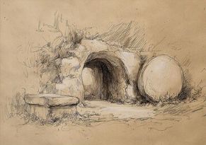 UNFRAMED SKETCH - THE TOMB