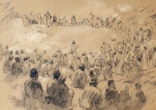 UNFRAMED SKETCH - SERMON ON THE MOUNT