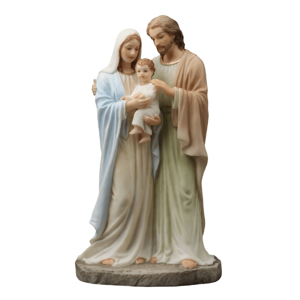 HOLY FAMILY STATUE 150MM - VERONESE COLLECTION