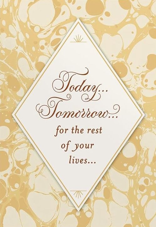 CD - BOXED CARDS WEDDING: MARBLE YELLOW