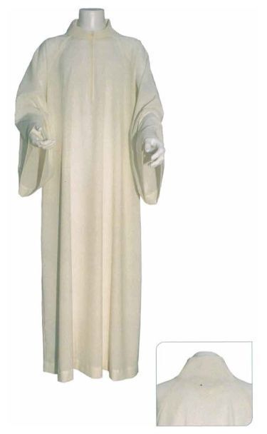 ALB POLYESTER/COTTON WITH HOOD 135cm