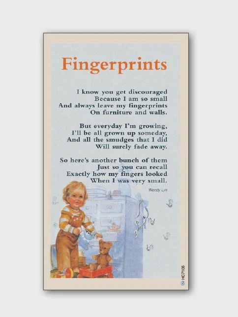 HOLY CARD - FINGERPRINTS