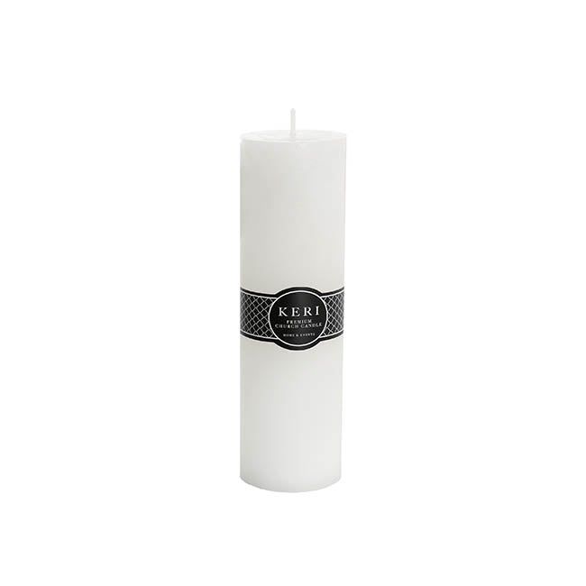 CANDLE WHITE PILLAR