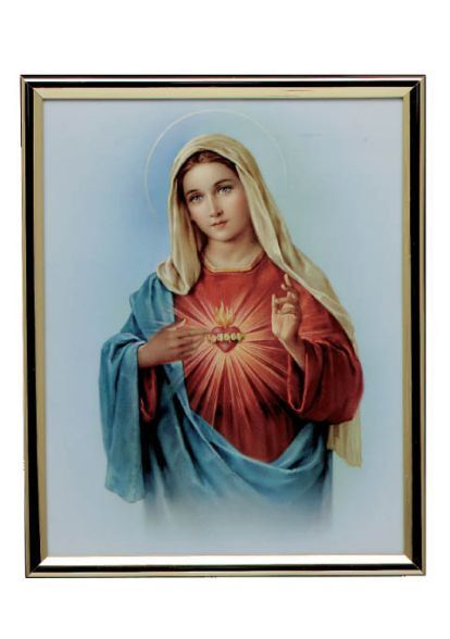 GOLD FRAME IMMACULATE HEART OF MARY