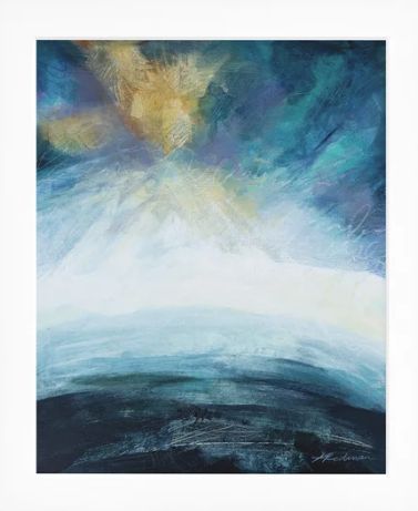 KAYE REDMAN - CREATION DAY 2: BETWEEN THE WATERS UNFRAMED PRINT
