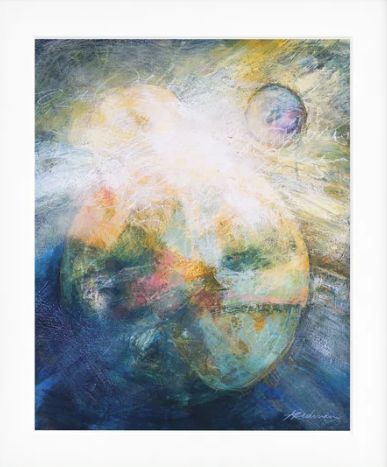 KAYE REDMAN - CREATION DAY 4: ME'OROT UNFRAMED PRINT
