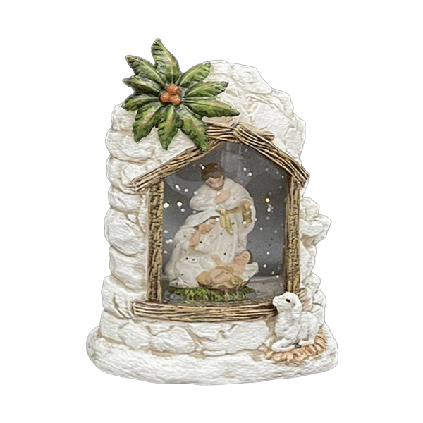 LED WATER NATIVITY SMALL