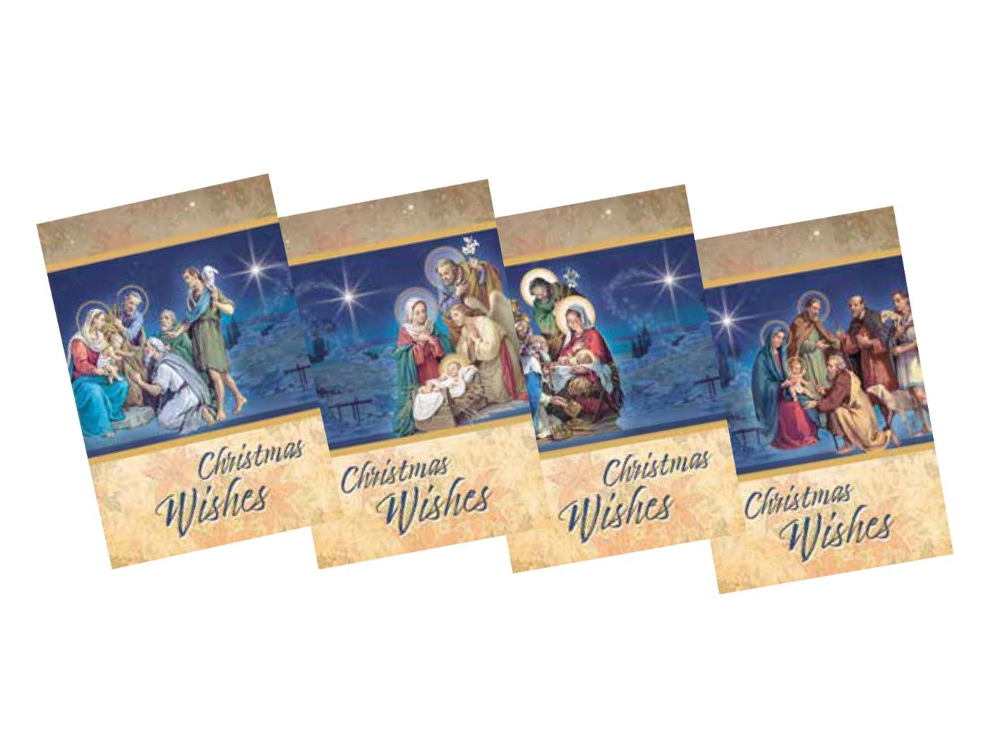 BOXED CARD CHRISTMAS WISHES BOX OF 18