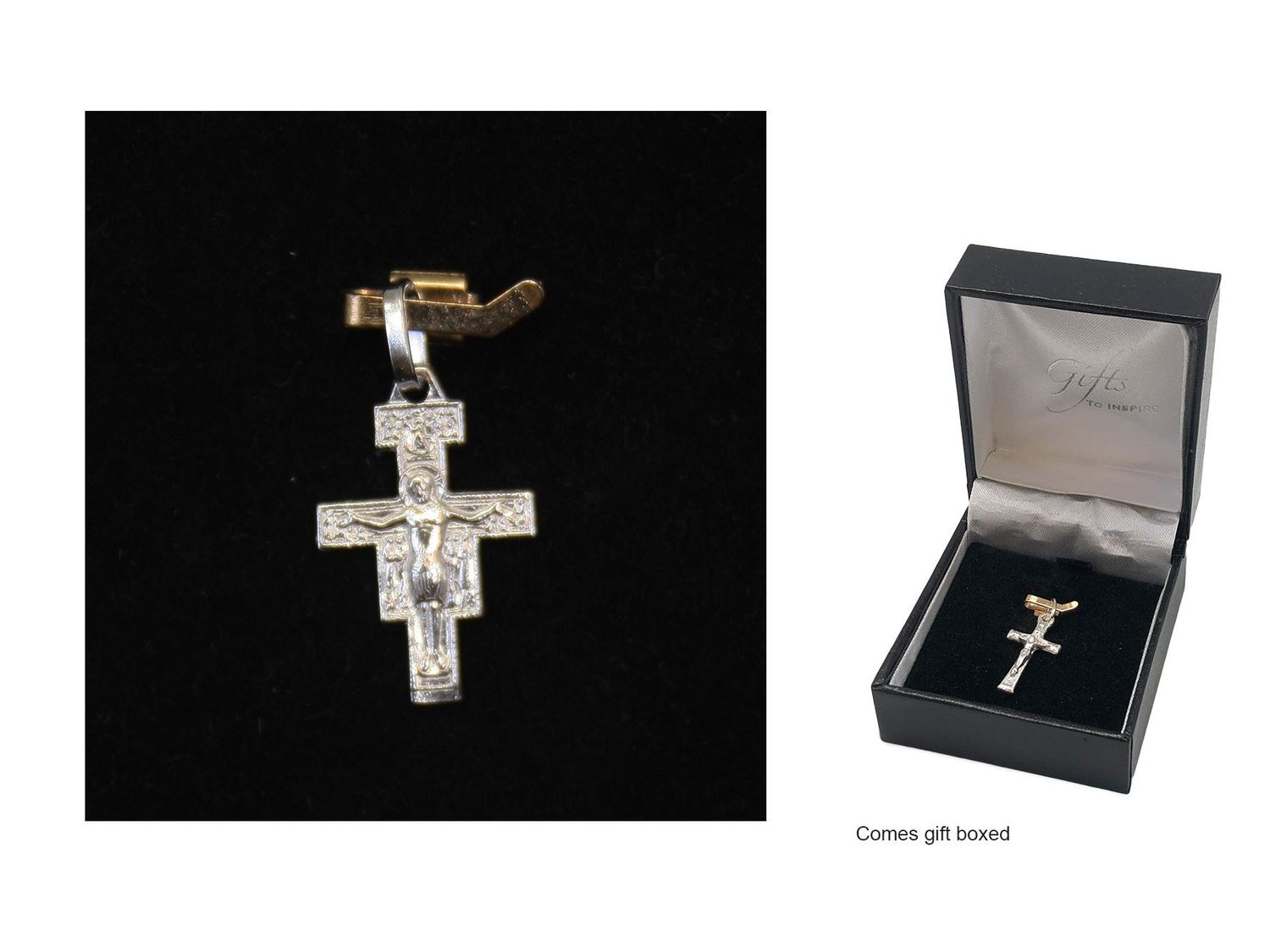 STERLING SILVER CRUCIFIX 18MM