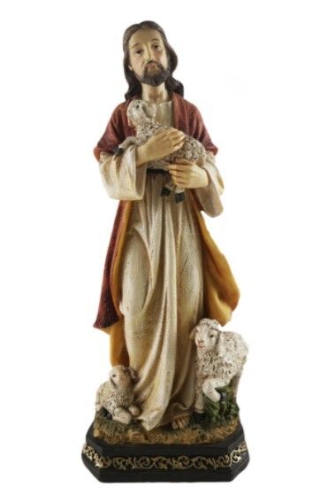 RESIN STATUE GOOD SHEPHERD 30 CM