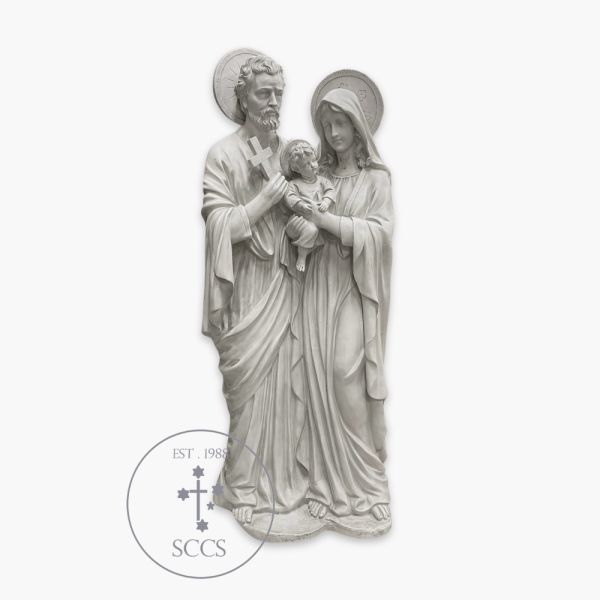 HOLY FAMILY STATUE 116cm