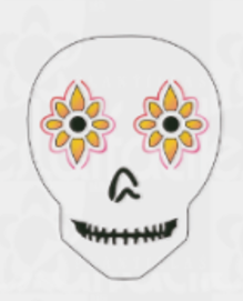 Calavera Dalia  45G-54