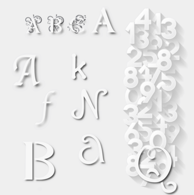 NUMEROS  LETRAS Y FRASES