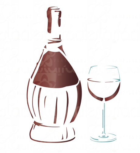 Botella de Vino  38PV-52