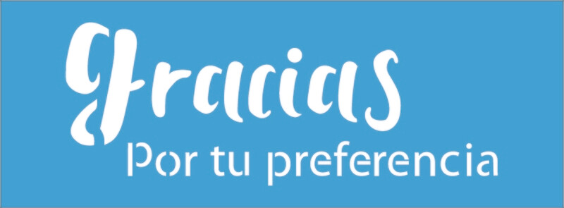 Gracias por tu preferencia -276