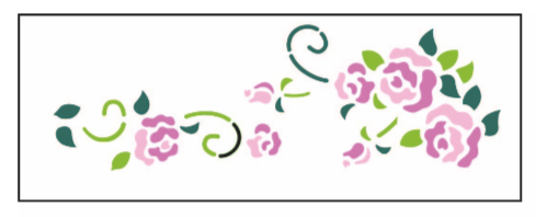 Esquinero rosas mini   021-282