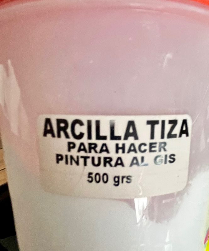 Arcilla Tiza para mezclar con pintura