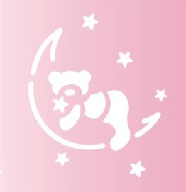 Moldeado osito luna