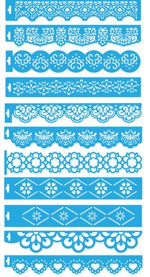 KIT 11 plantillas en tira