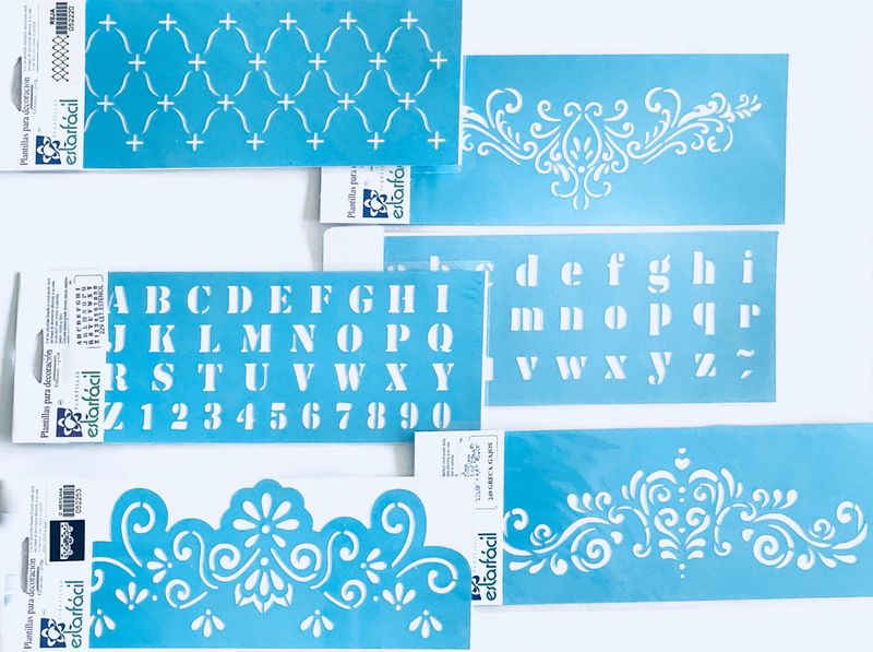 Combo letras y fondos COM 1