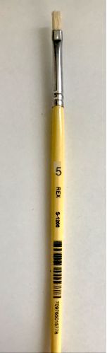 pincel plano No 5