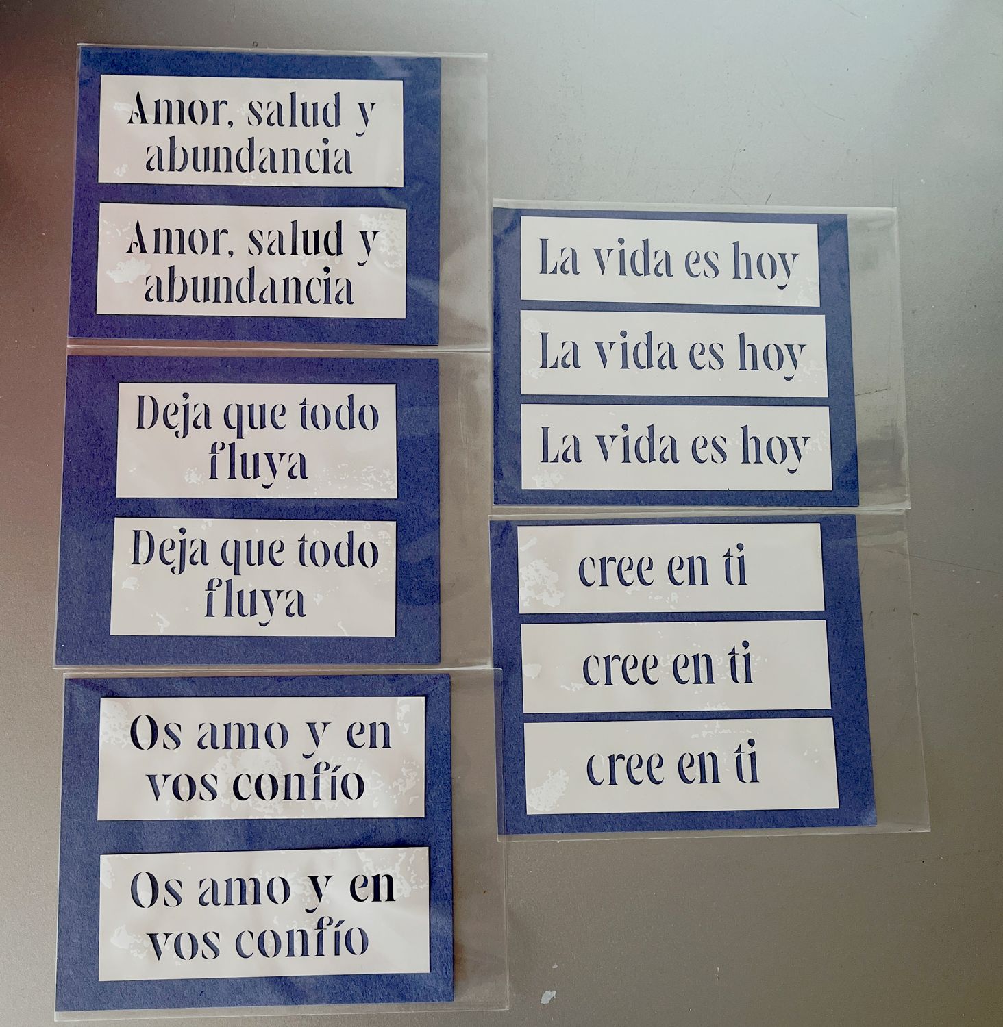 Kit de 3 frases cada uno