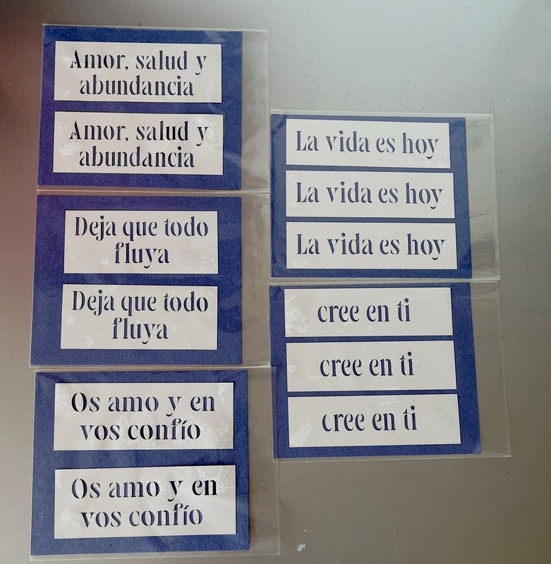 Kit de 3 frases cada uno