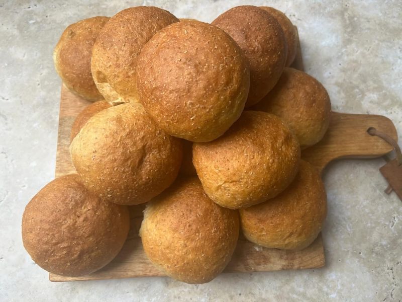 Bruine bollen per 4 stuks