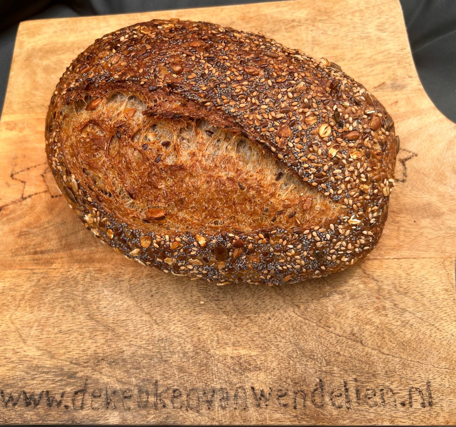 Desem tarwe met zaden