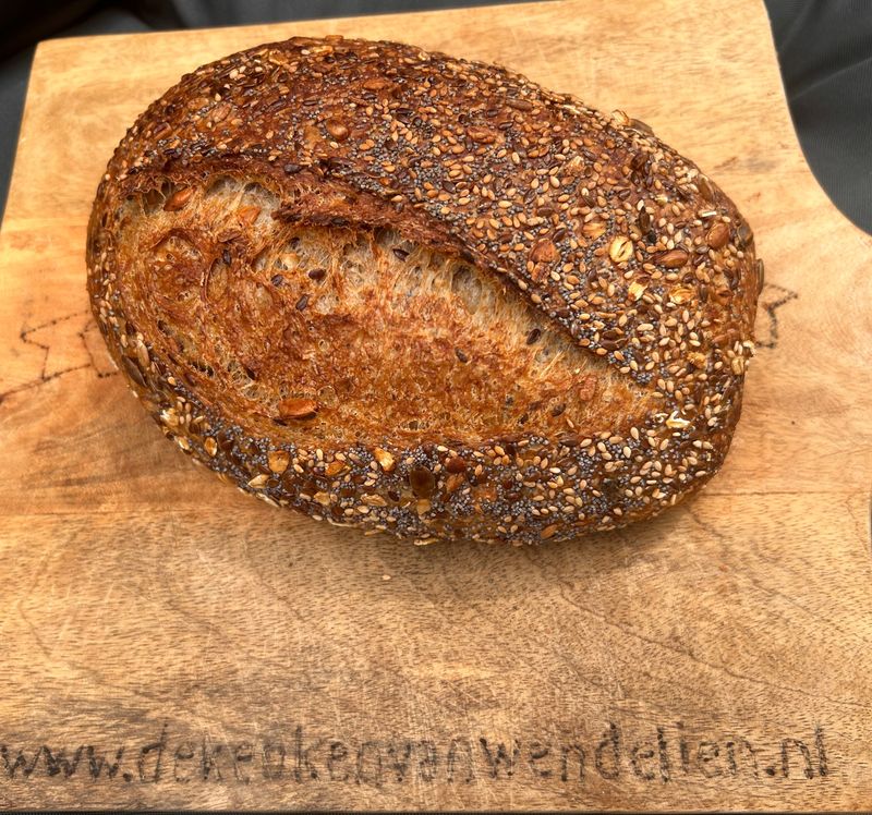 Desem tarwe met zaden