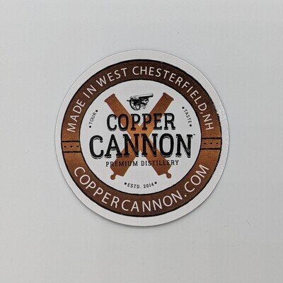 Copper Cannon Circle Magnet