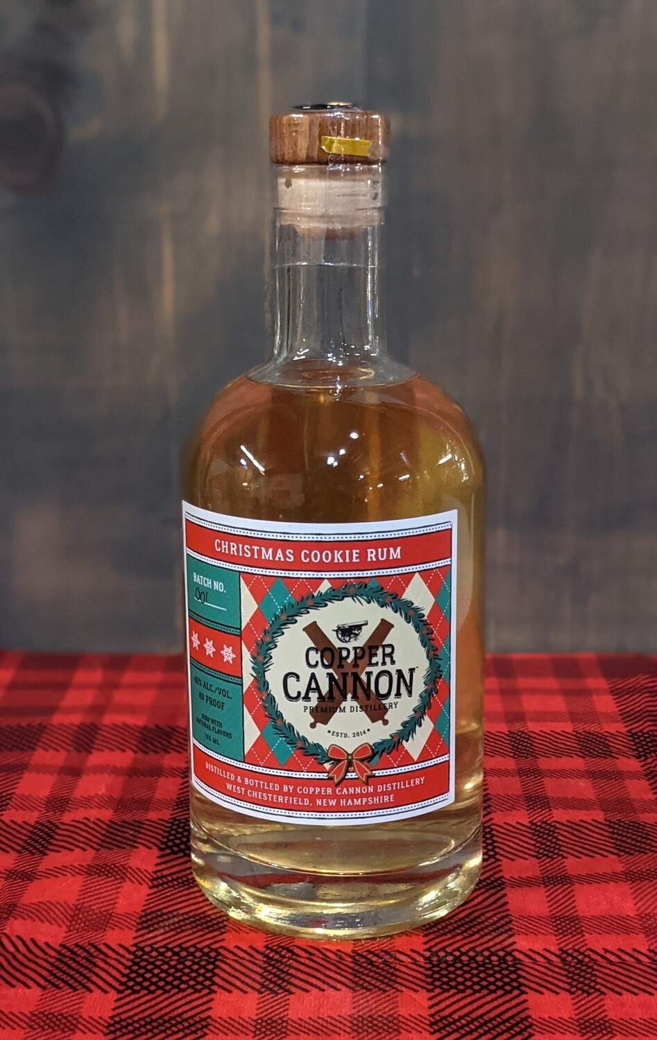 Copper Cannon Christmas Cookie Rum